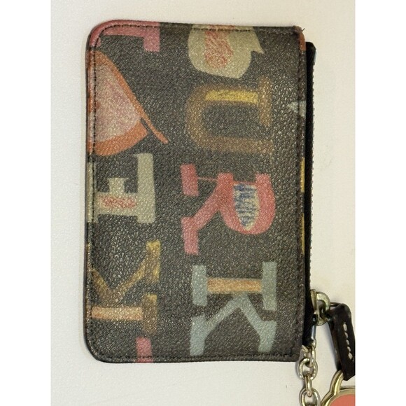 Vintage Dooney & Bourke Letters Zippered Key Pouch - Picture 9 of 13